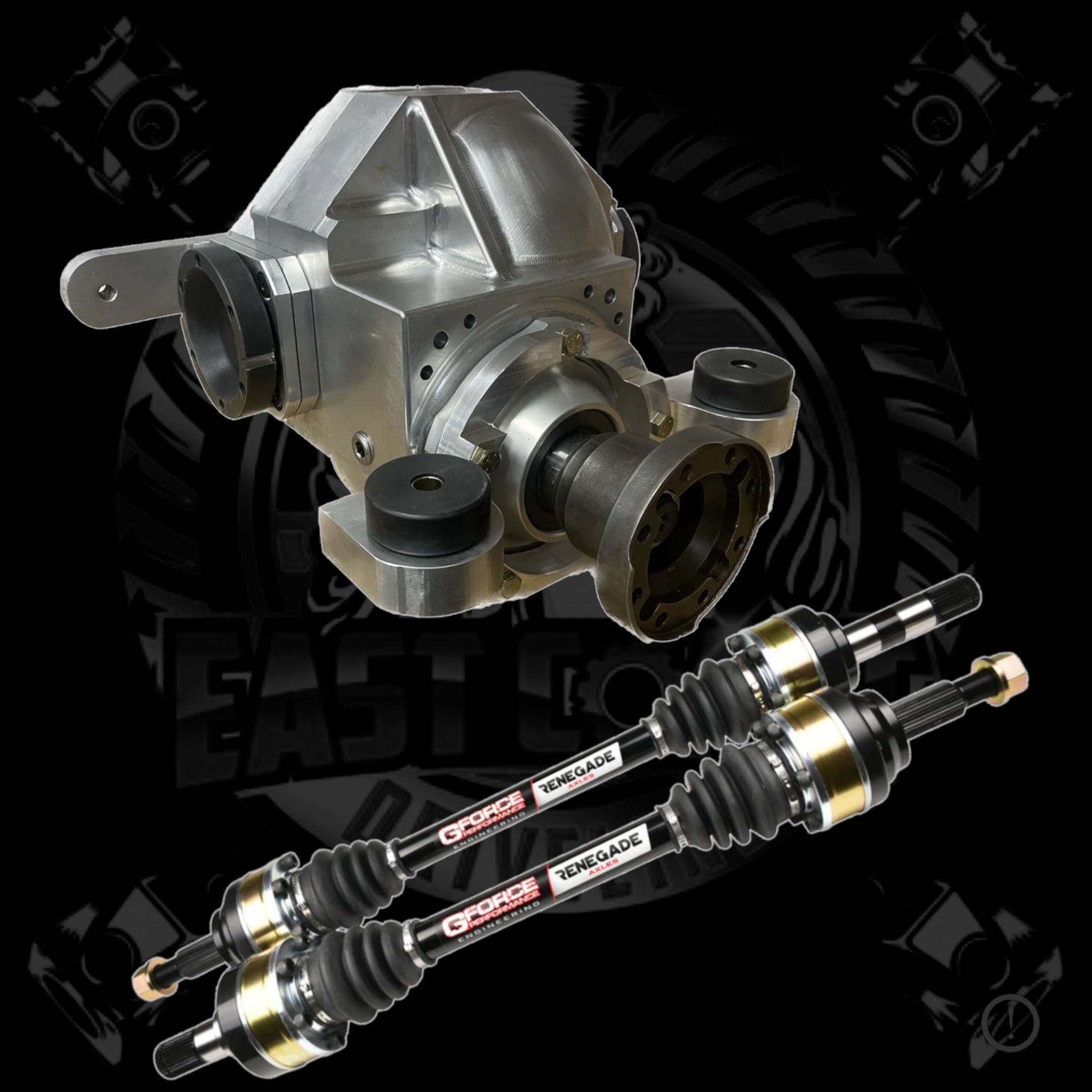 【VEQUM】BACK TUCK Gジャン 2018-21 Jeep Grand Cherokee Trackhawk Differential, GFORCE