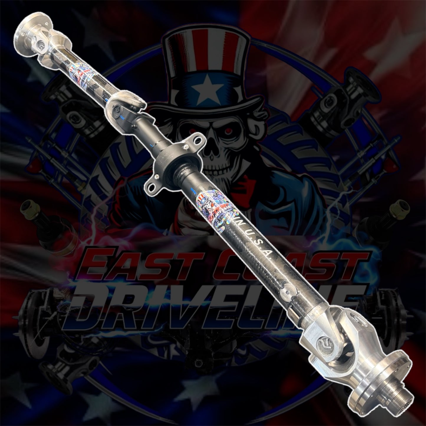 2023-2025 BMW G87 M2 8AT (M Auto) HD 1 Piece Carbon Fiber or Aluminum Driveshaft. Replaces OEM 26107908445, 26-10-7-908-445, 26109501823, 26-10-9-501-823