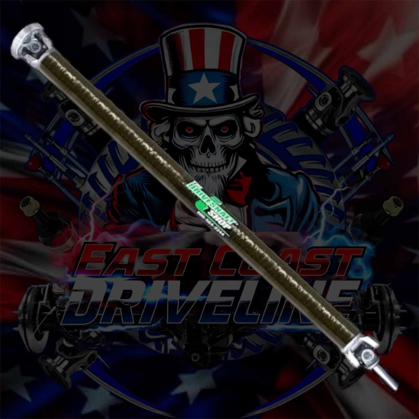 DSS Carbon Fiber Driveshaft for 1G DSM with 25 Spline Yoke (MISH1-HD25-C)