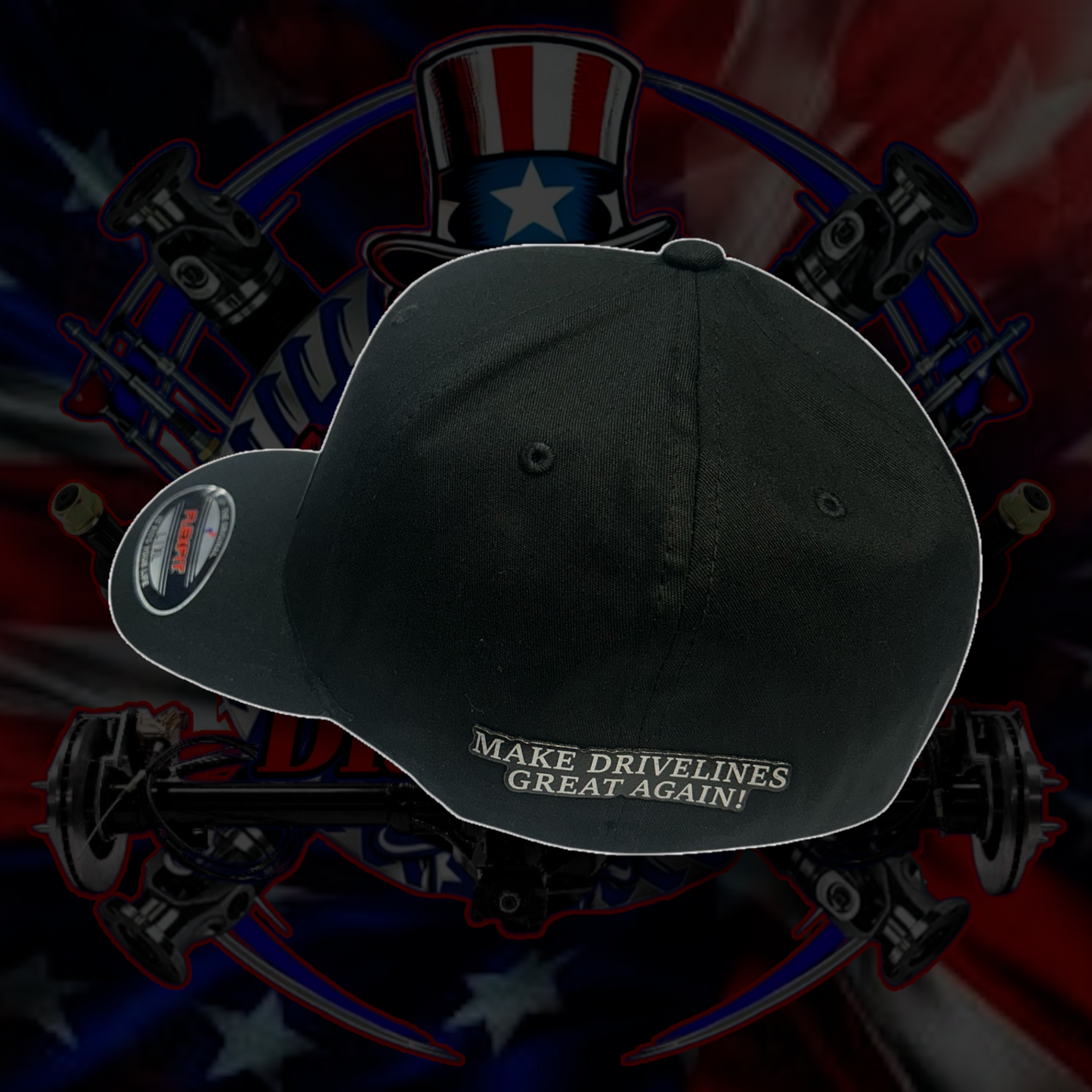 ECD Logo FlexFit Hat- Make Drivelines Great Again! Size L/XL