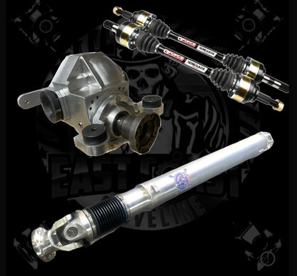 2018-21 Jeep Grand Cherokee Trackhawk Differential, GFORCE Chromoly Axles & East Coast Driveline Driveshaft Kit