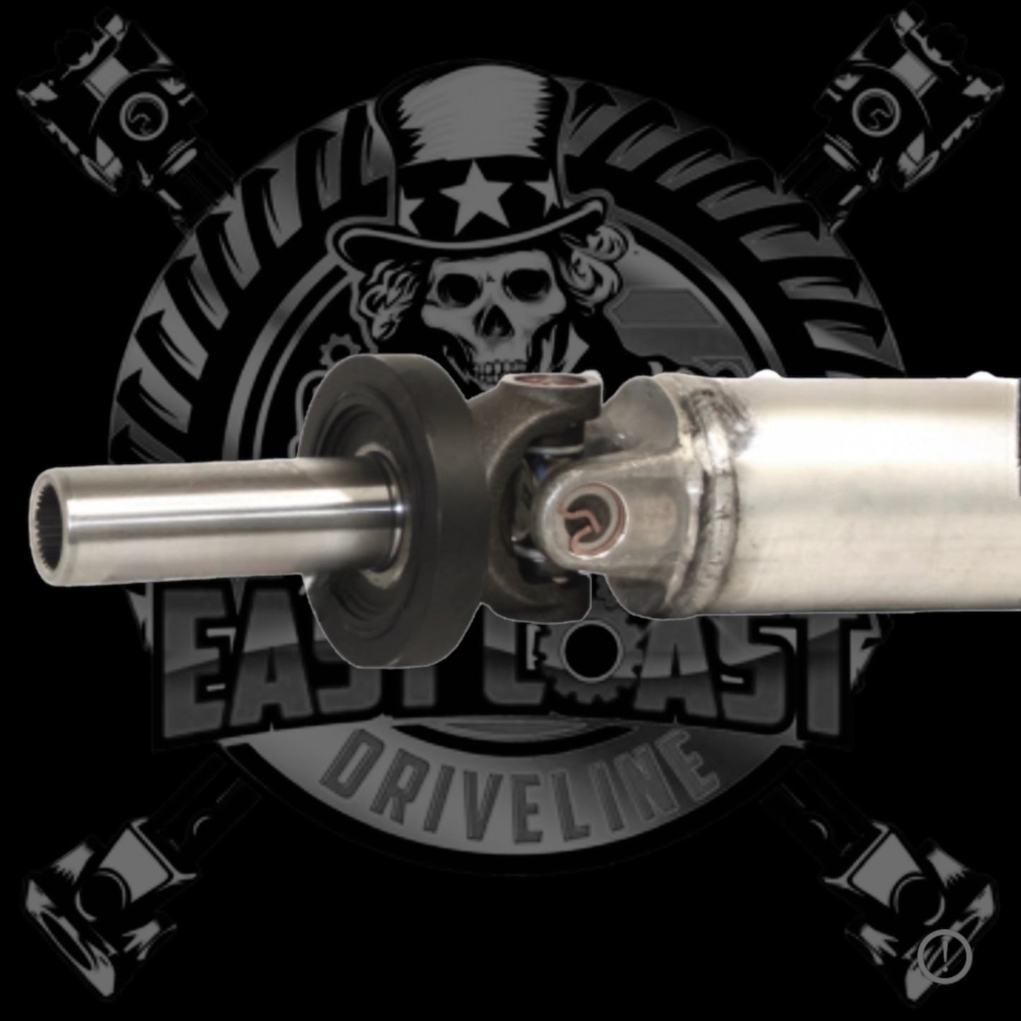 1994-1999 Dodge Ram 1500/2500 RWD/2WD Automatic 1 Piece HD Aluminum Driveshaft for Regular Cab Long Bed 135”WB (12 Bolts on Rear Dana M70 Differential Cover!)