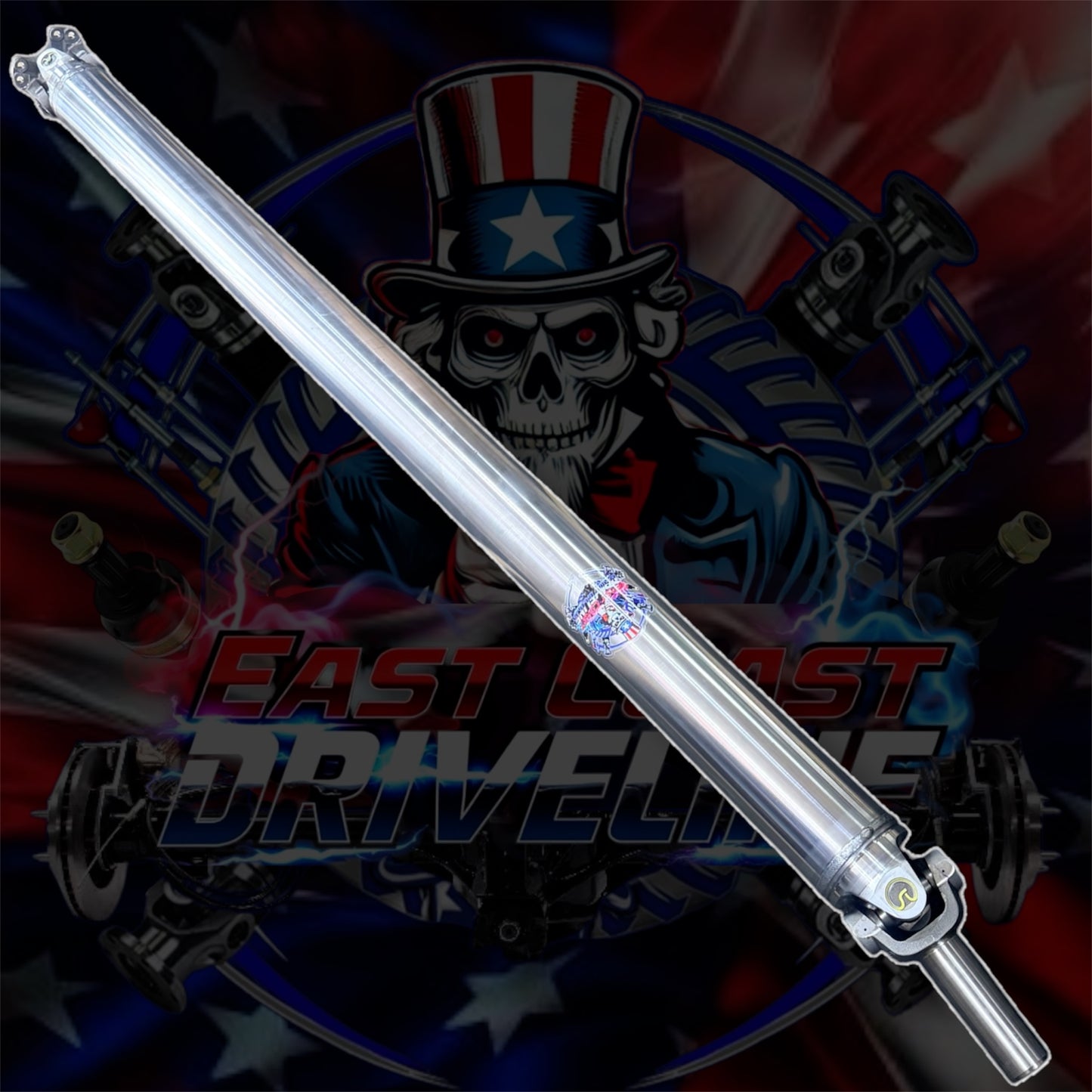 2020-2025 GM Silverado 3500HD, Sierra 3500HD. 4WD. 6.6L V8 Diesel. HD Rear Upgraded Aluminum Driveshaft- Regular cab chassis. 170.8 WB - Replaces GM- 84922968, 84620594