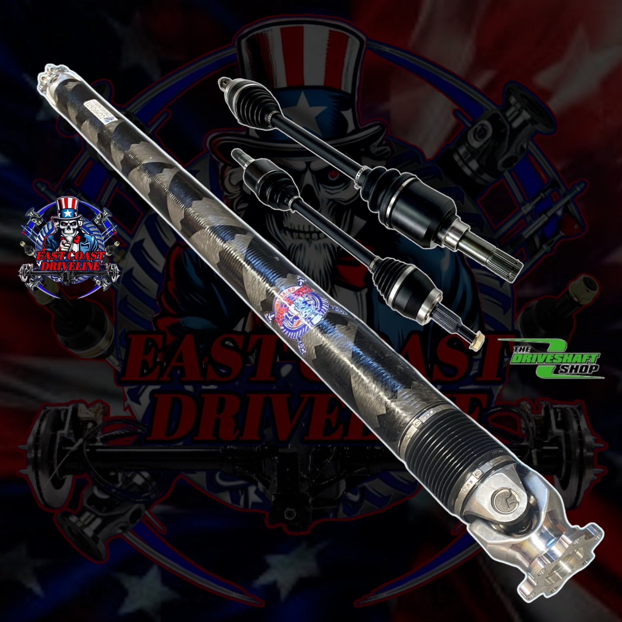 DSS 1-Piece Aluminum Driveshaft For Dodge Charger Hellcat 2015-2023 – 1000HP