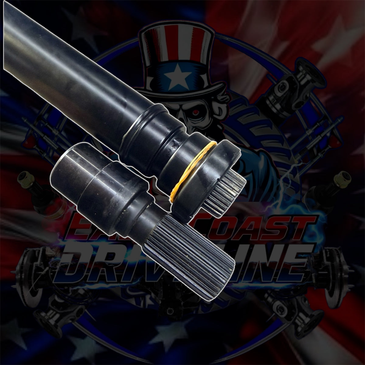 2000-2004 BMW E53 X5 Series Front Upgraded Driveshaft with 1” Longer Spline going into transfer case. Replaces OEM 26207508629, 91-01040 N