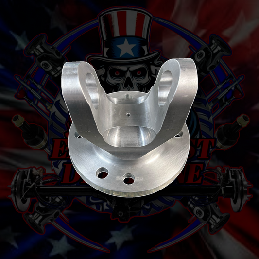 Dodge/Chrysler SRT8 3-Bolt and 4-Bolt Dual Pattern 1350 Series Direct Mount Flange Yoke. 110MM Bolt Circle/12mm Bolt Holes