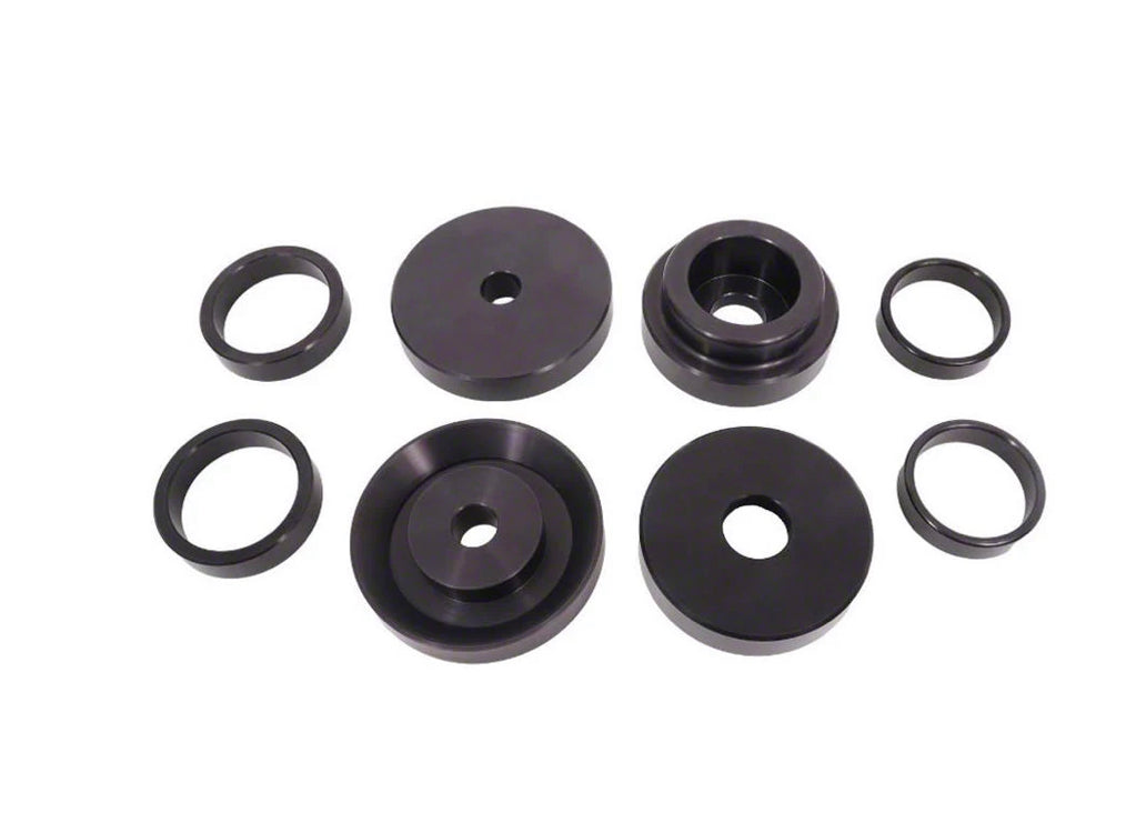 Rear Cradle Lockout Bushing Kit; Black Anodized 2006-2023 Charger