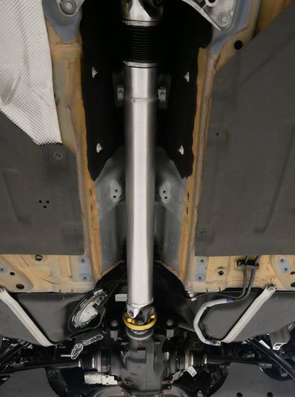 Toyota Supra MKV/MK5 A90 & A91 Driveshaft and CV Axle Kit. 3.5” HD Aluminum or 3” Carbon Fiber Driveshaft with Billet Flange Yokes, Adapter Plates, & Gforce Chromoly CV Axles