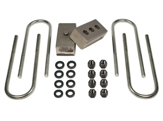 2003-2024 Dodge Ram 3500 4wd (w/4" rear axle) - Tuff Country 2" Rear Block & U-Bolt Kit