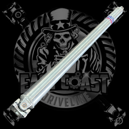 2015-2020 Ford F150 5.0L 4WD Regular Cab Shortbed 4" 1350 Series Aluminum or Carbon Fiber Rear Driveshaft with Chromoly Transfer Case Yoke and Rear Aluminum Flange