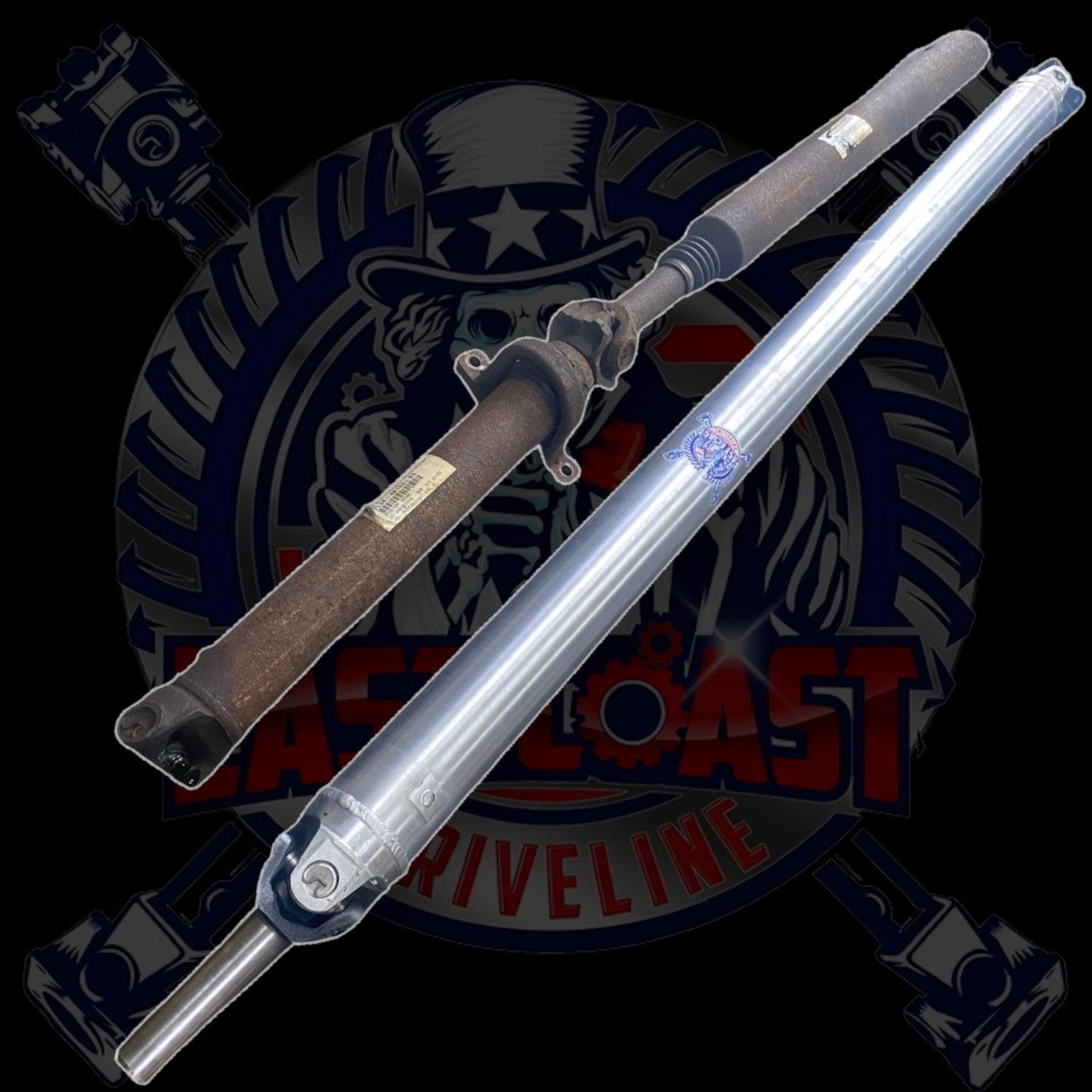 1997-2003 Ford F150 5.4L Harley Davidson Auto 4R100 Trans RWD/2WD SuperCrew 139” WB with 5.5’ Bed Upgraded HD 4” Aluminum 1350 Series Driveshaft