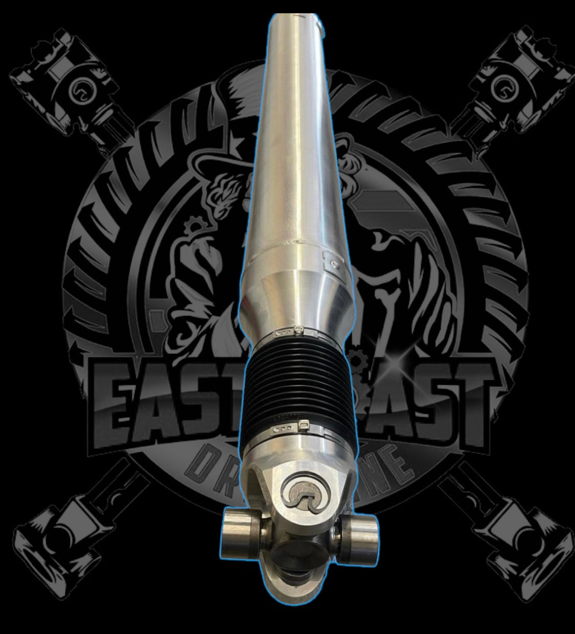 2003-2007 Ford F250 Superduty 6.0L Diesel Powerstroke AWD Rear HD 1 Piece 5” Aluminum Slip Driveshaft