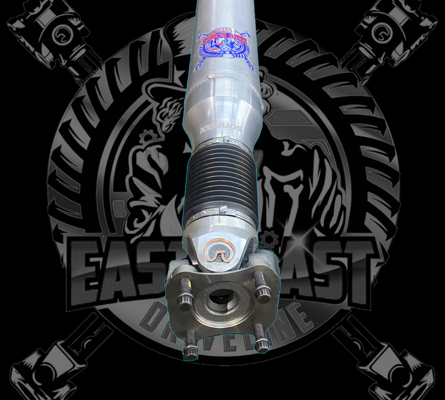 1999-2002 Ford F450 Superduty 7.3L Diesel AWD Dually 165”WB HD 1480 Series 5” Aluminum Slip Driveshaft with New Hardware