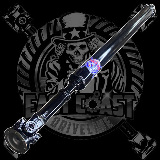 2021-2023 Jeep Gladiator JT Rubicon 3.0L Diesel Crew Cab 1 Piece HD 1350 Series Rear Driveshaft with Direct Mount 8 Bolt Flanges (Mopar 68330601AB & 68330601AA)