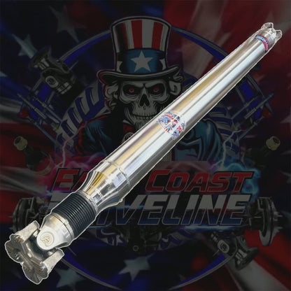 NEW 2021–2026 Dodge Ram 1500 TRX & RHO HD Aluminum Rear Driveshaft 4” or 5” or Carbon Fiber 3.872” with 1480 U-Joints and Billet Aluminum or Forged Steel Flange Yokes- Complete Driveshaft