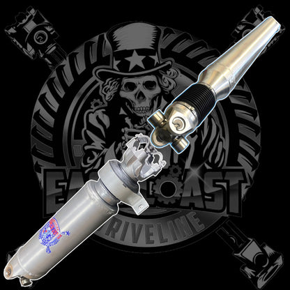 Custom Length Aluminum 2 Piece 1550, 1480, 1410, or 1350 Series HD 5” Driveshaft