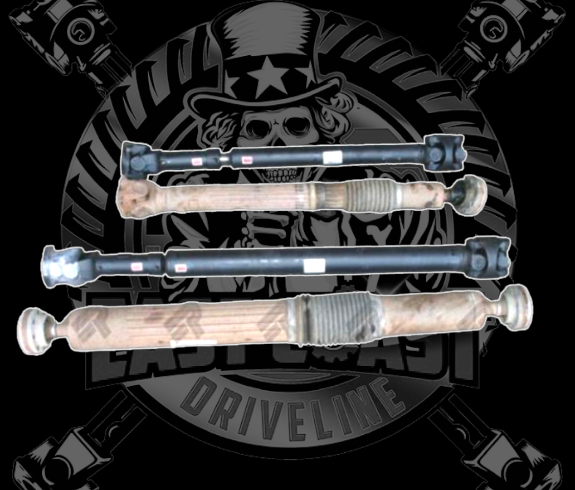 2018-2022 Jeep Wrangler JL AWD/4WD 0-6” Lift Rear Driveshaft with Double Cardan at Transfer Case