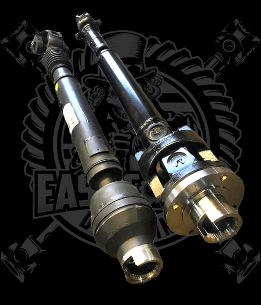 2019-2024 Dodge Ram 4500/5500 DP 5th Gen Upgraded 1410 or 1350 Series High Angle Double Cardan Front Driveshaft with New Transfer Case bolt-on style Flange Yoke Mopar 68312640AC, 68312640AD, 68312640AE, 68312646AC, 68312646AD