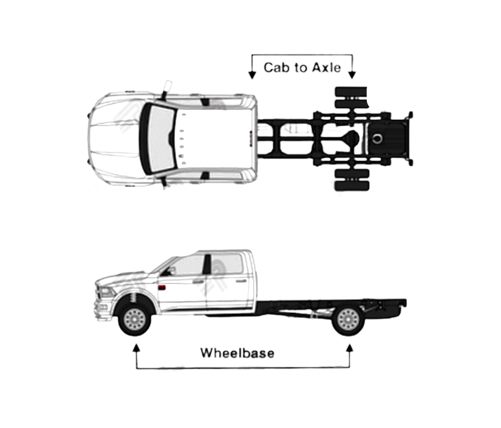 2011-2018 GMC Sierra 3500 AWD/4WD Rear HD Driveshaft 1480 Series