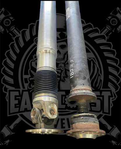 2016-2023 Nissan Titan XD AWD/4WD Rear HD Driveshaft. Fits 5.6L Gas 151.6” Wheelbase (SKU: 37300-EZ00C)