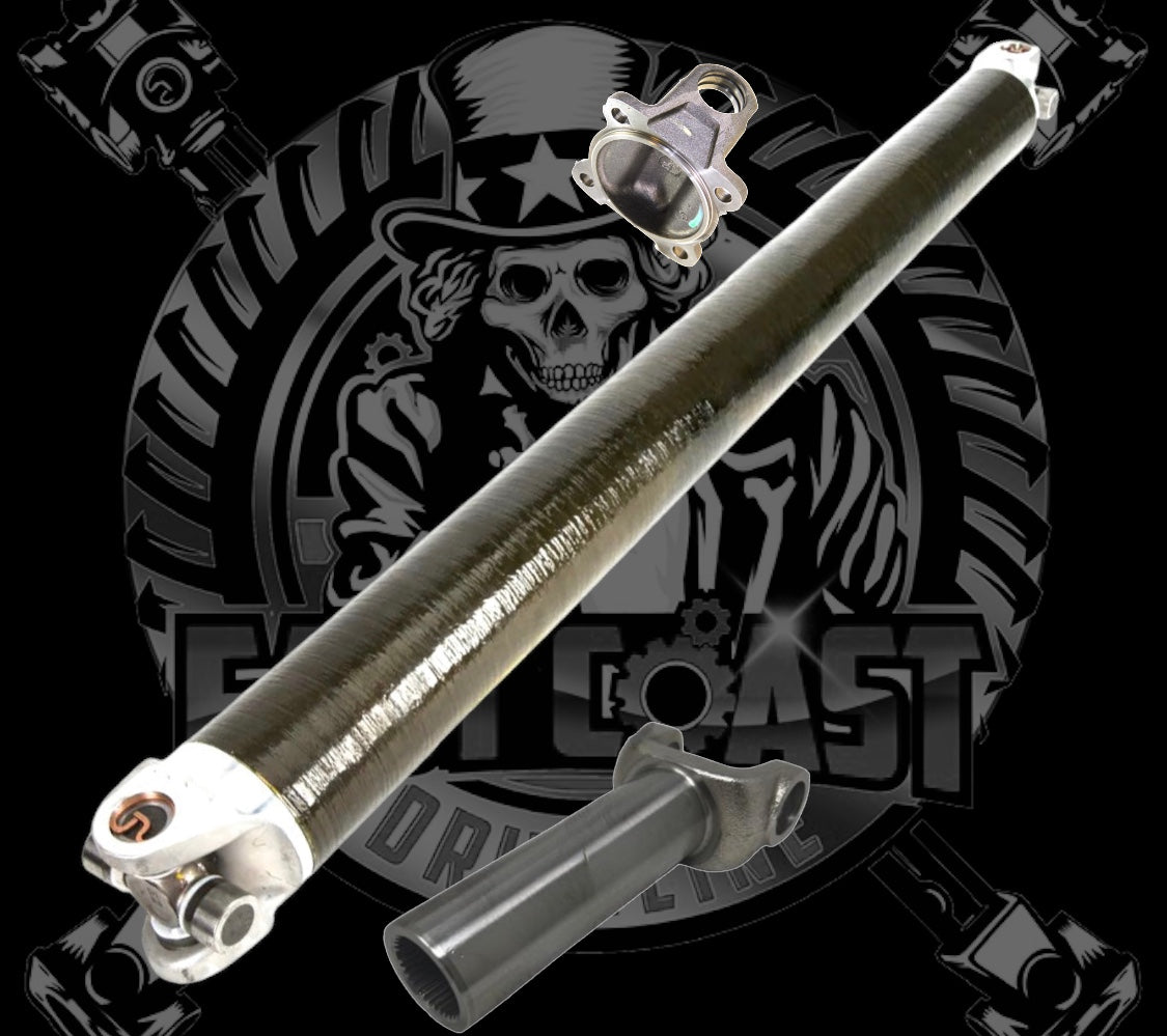 Custom Length 1480 Series HD Carbon Fiber Driveshaft 4”IDx.125”