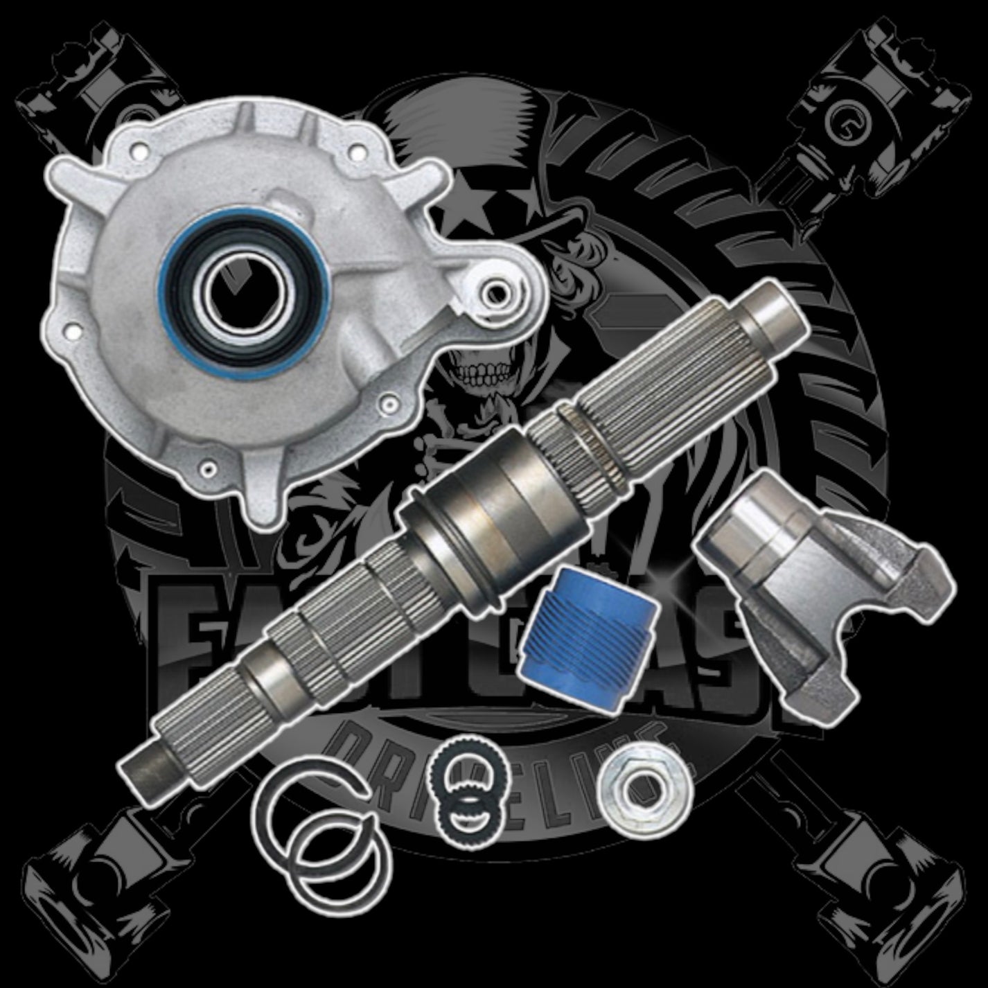 Slip Yoke Eliminator Kit Jeep XJ, TJ, & YJ East Coast Driveline