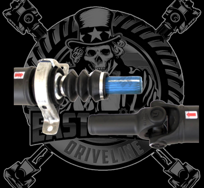 2011-2013 Ford F350 Superduty AWD/4WD Rear HD 2 Piece Driveshaft 1410 Series Super Cab 8ft Bed 158in Wheel Base SRW