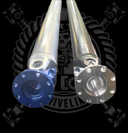 Custom 1 Piece Aluminum Driveshaft  SRT8 4 Bolt Transmisson X Hellcat 8 Bolt Differential