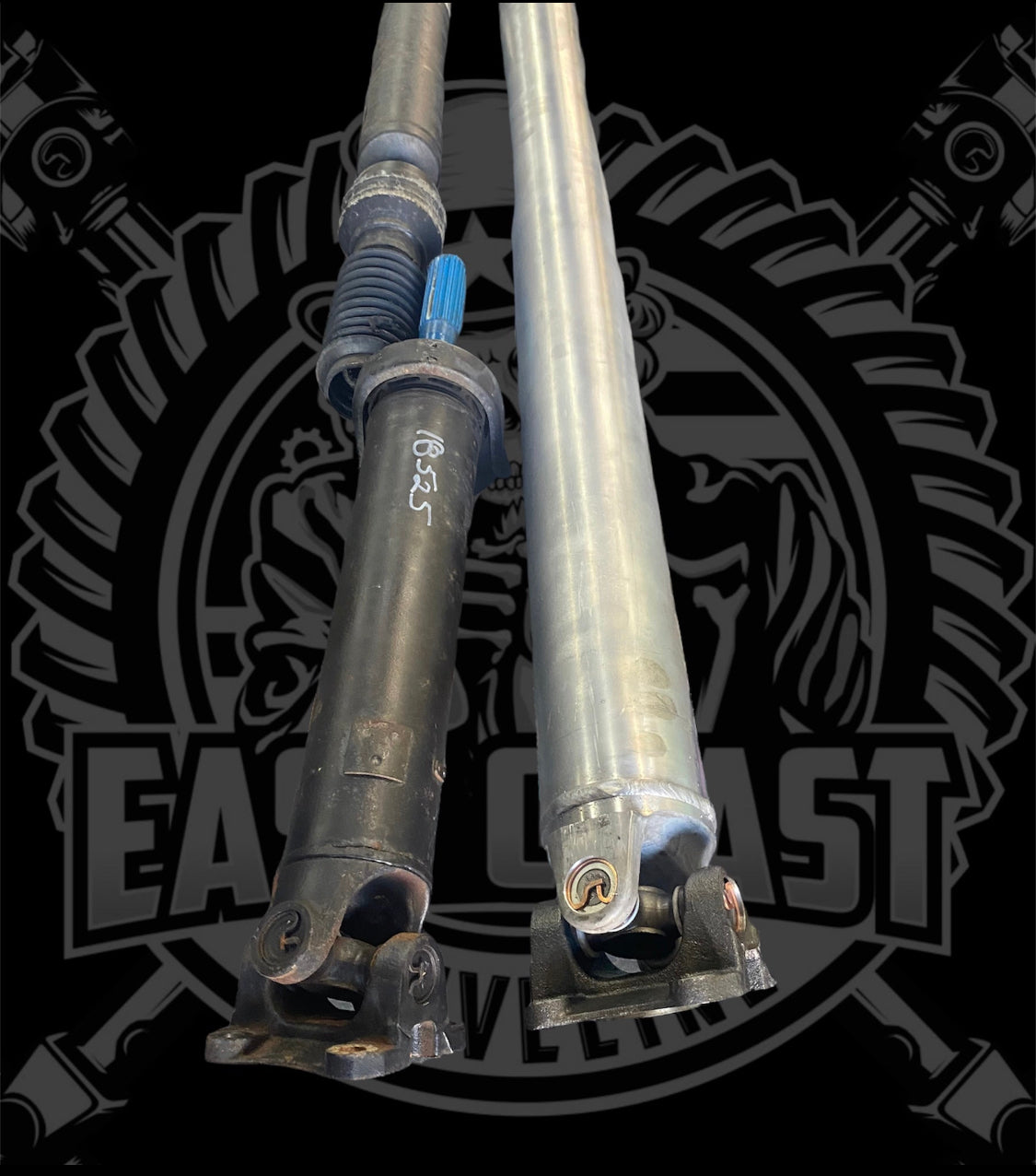 2017-2019 Nissan Titan AWD/4WD Rear Driveshaft. Fits Crew 5.5’, King 6.5’, Regular 8’ with 140” Wheelbase. UJ Conversion in Rear