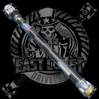 BMW E36 Custom Length 3” Carbon Fiber Slip Shaft (3.25”OD) with Toyota Supra MK4 93-98 Manual 6 Speed Transmission , and BMW E36 Rear Differential 6 Bolt CV Conversion