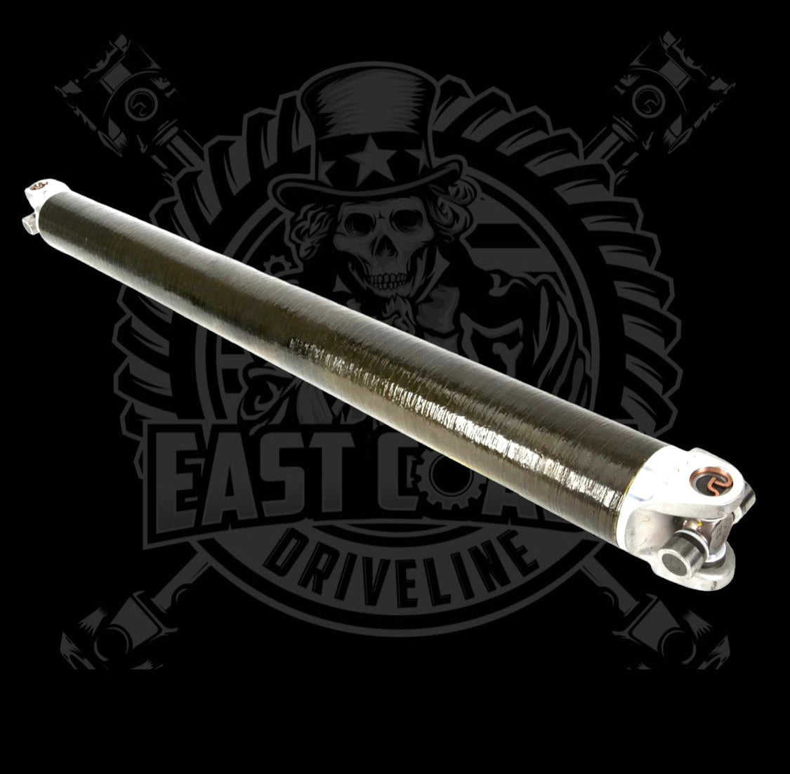 Custom Length 1410 Series Carbon Fiber Driveshaft with 4” ID Tubing