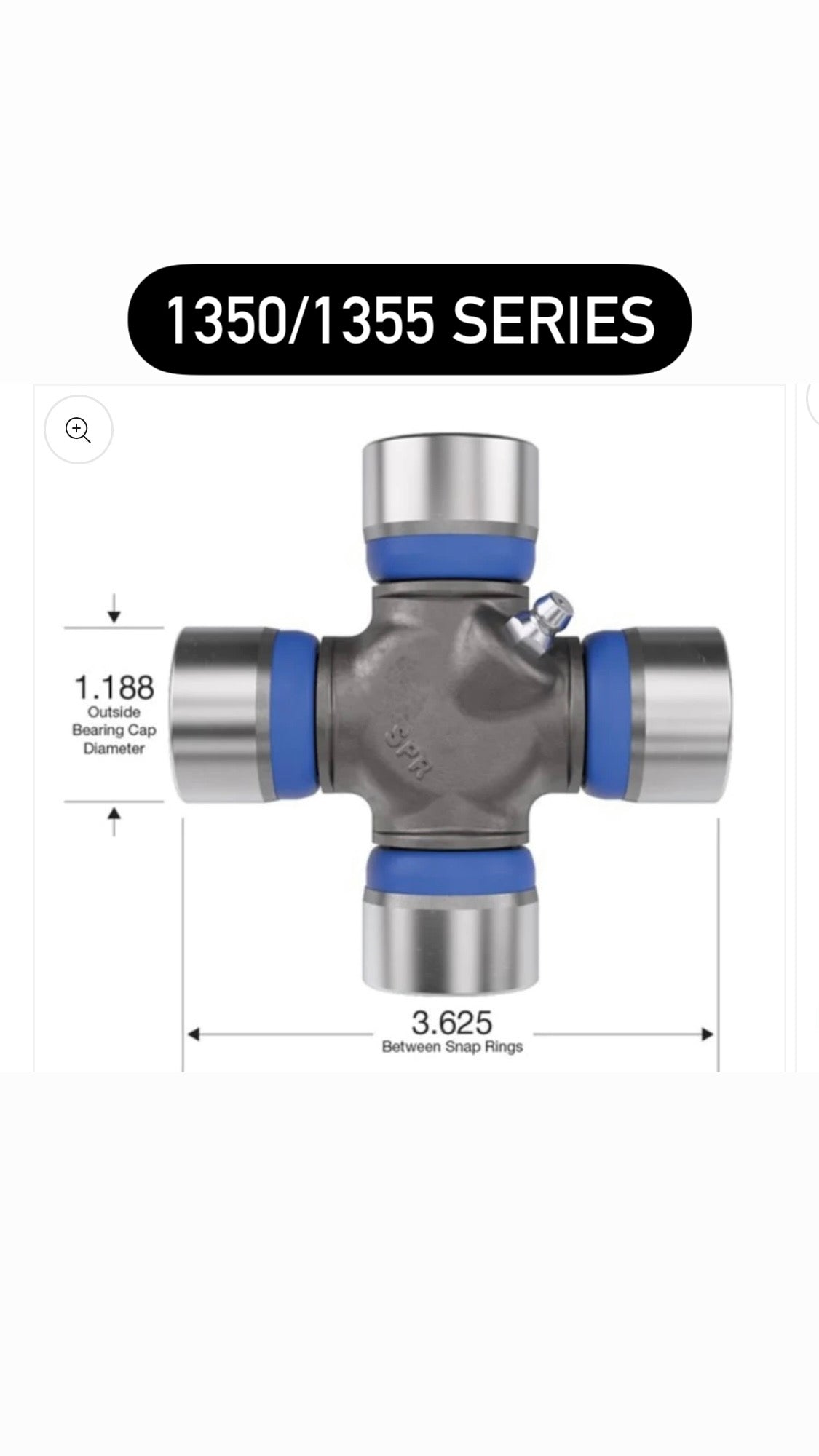 Custom 5.0” Aluminum Driveshaft with Transmission Yoke and Open U-Joint at Differential